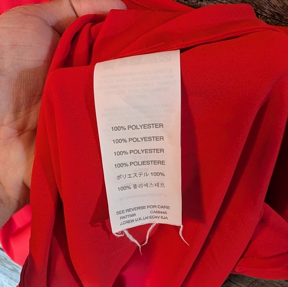 J. Crew Drapey Keyhole Blouse - Picture 4 of 7